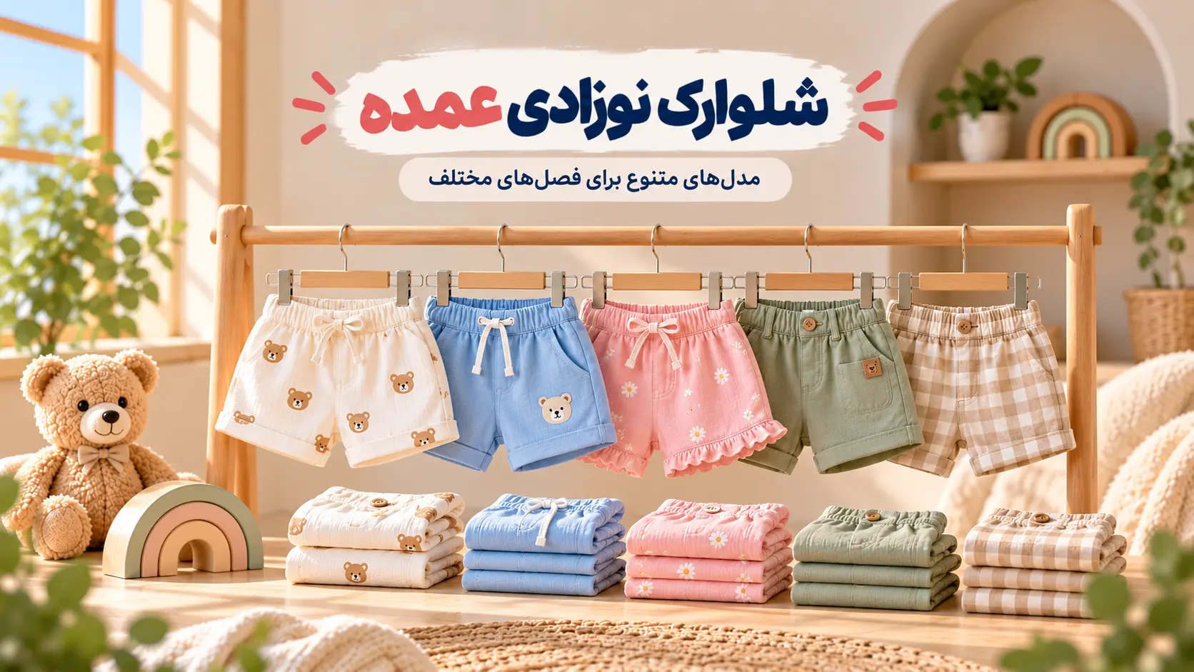 شلوارک نوزادی عمده - لینک ویترین
